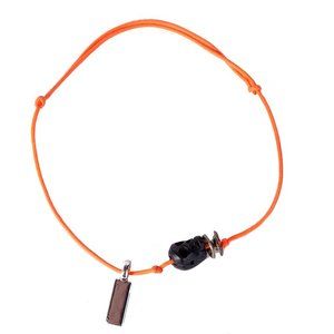 VANITIES ORANGE, SILVER & BLACK BRACELET | WOMENS